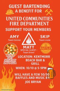 Nov 10th – Guest Bartending Benefit @ Kentmorr