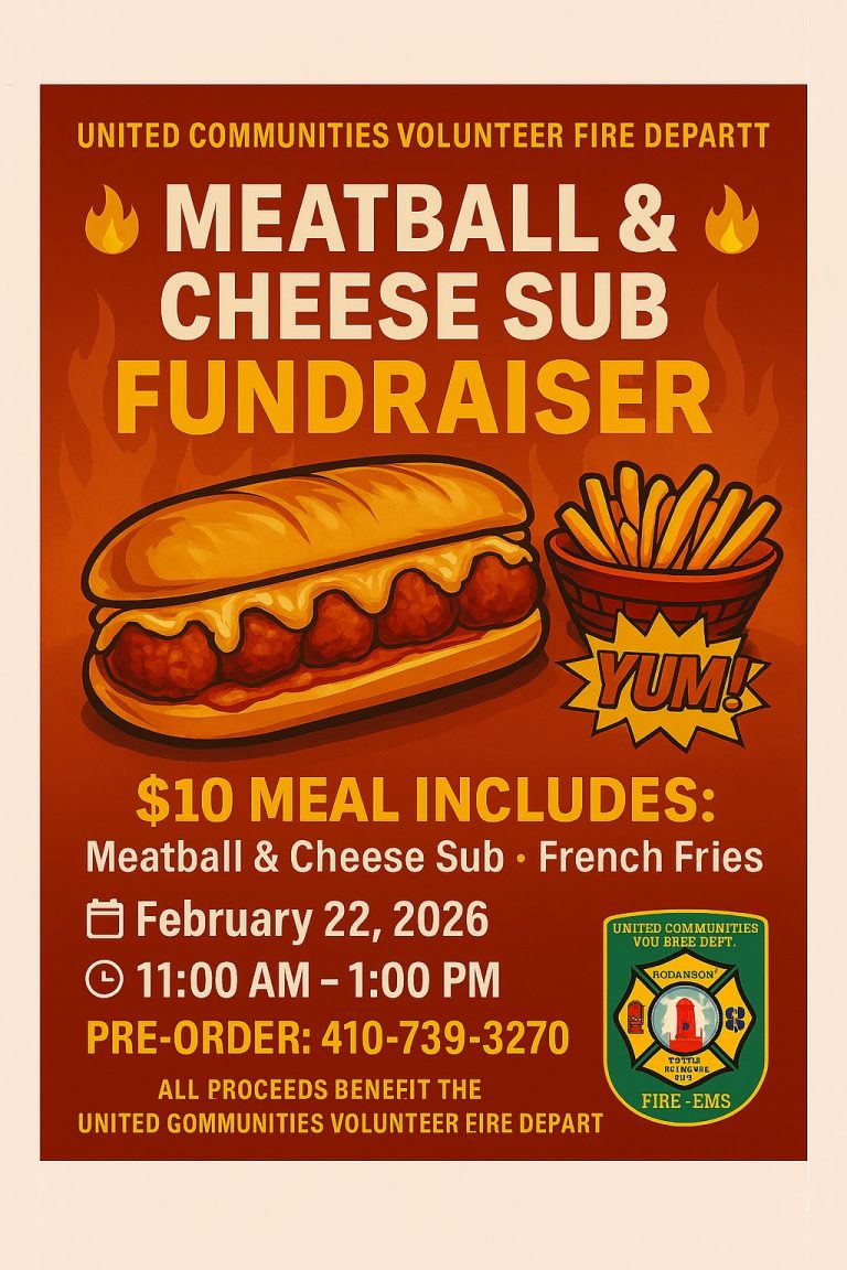 Meatball & Cheese Sub Fundraiser
