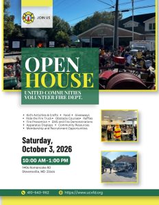 UCVFD Open House 10/3